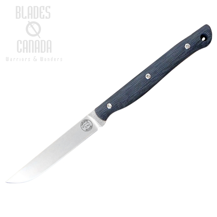 White River Exodus 3 Fixed Blade Knife, CPM S35VN, Micarta Black, WREX3-MBL